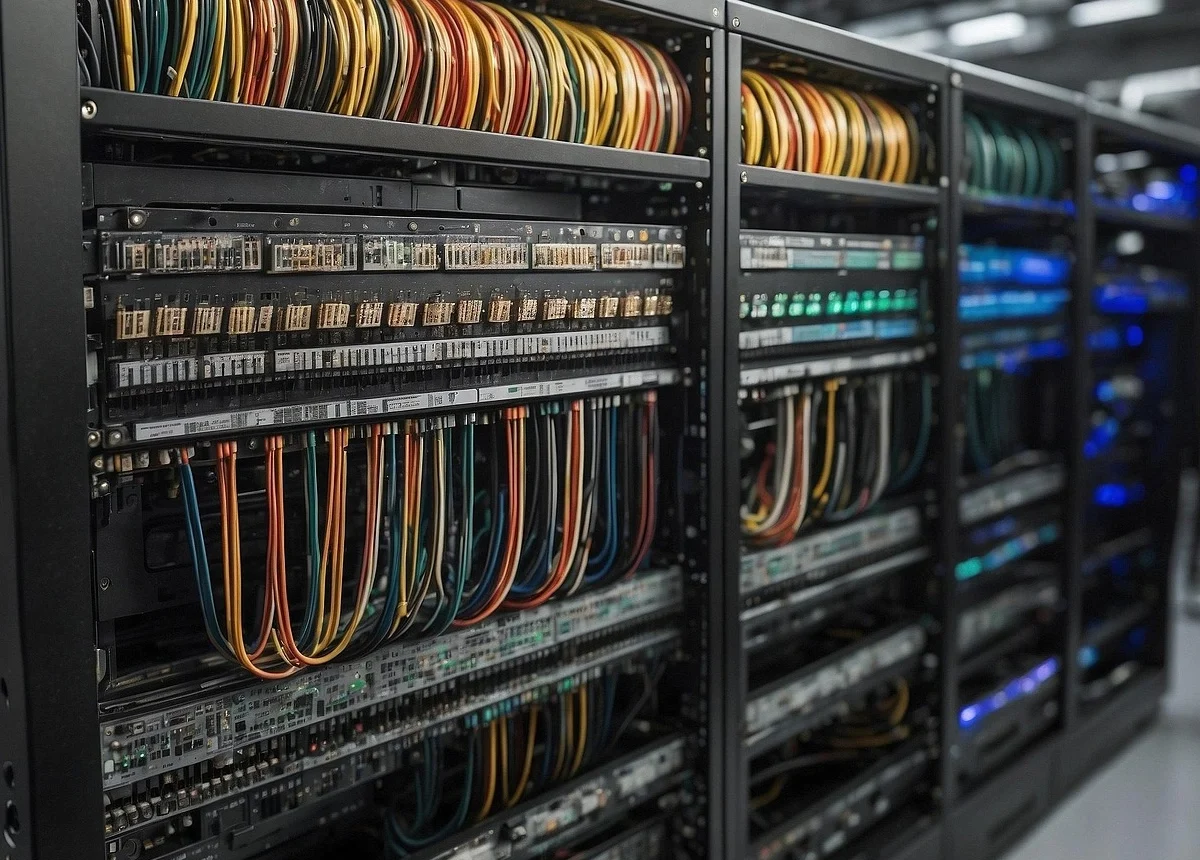 instalación de red y conexiones de dispositivos tecnológicos