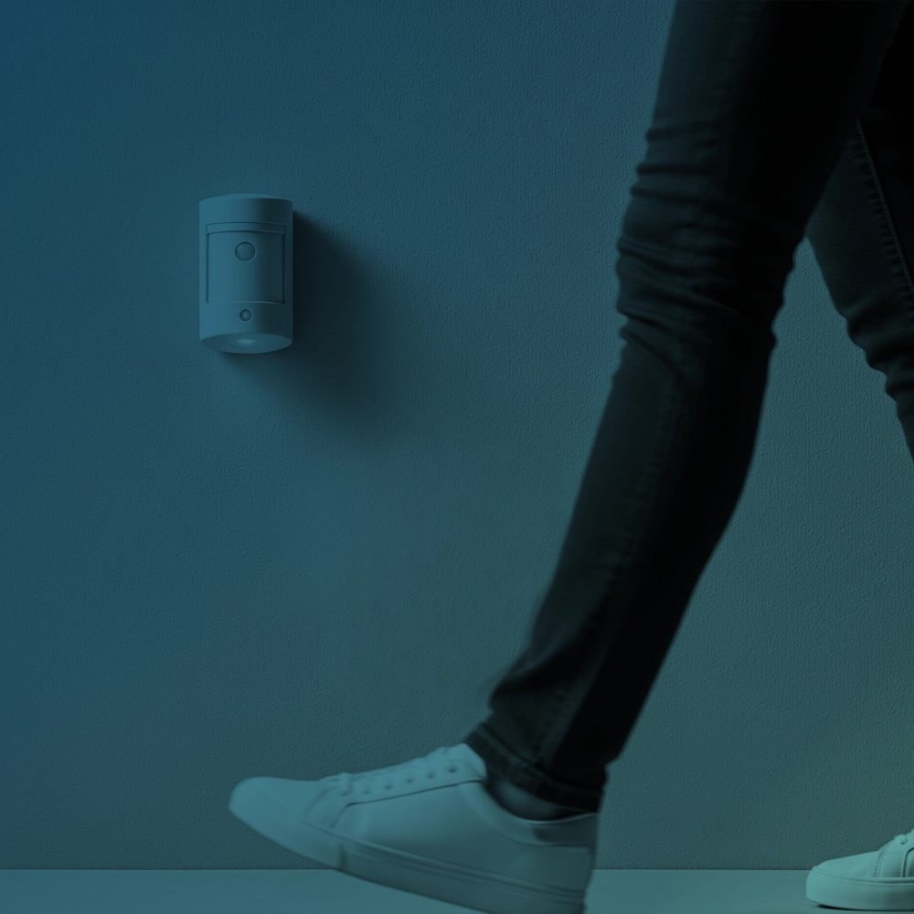 Sensor perimetral de detección de intrusión instalado
