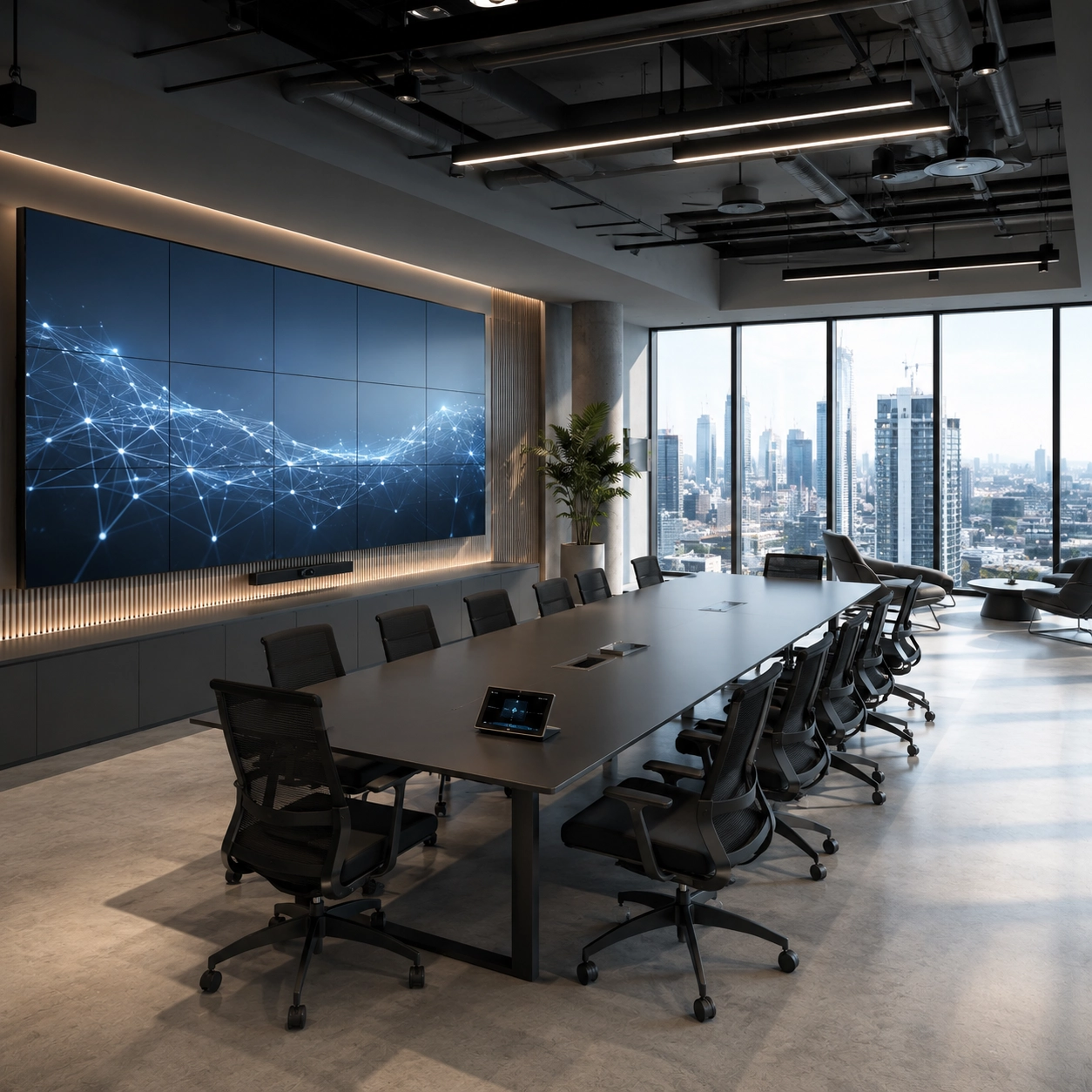 Videowall en oficina